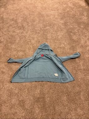 Kids Nike tech fleece, zip up light blue youth XL